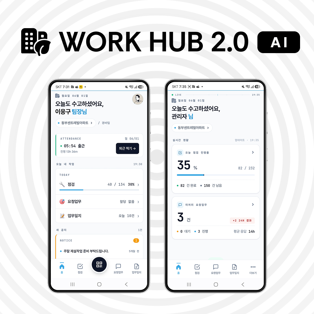 워크허브 2.0 AI 출시
